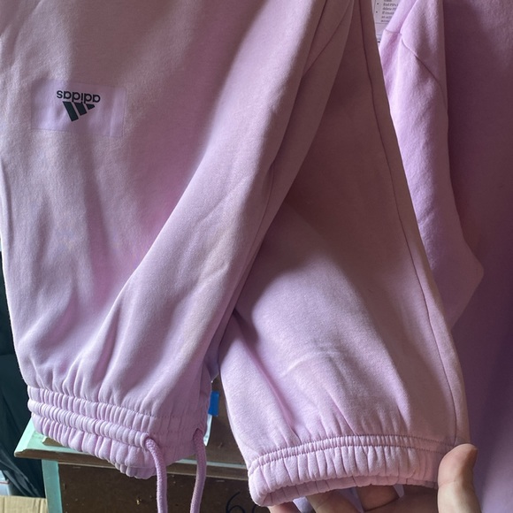 ADIDAS SWEATSUIT LILAC COLORWAY CREWNECK SIZE XL SWEATS SIZE LARGE - Picture 6 of 8